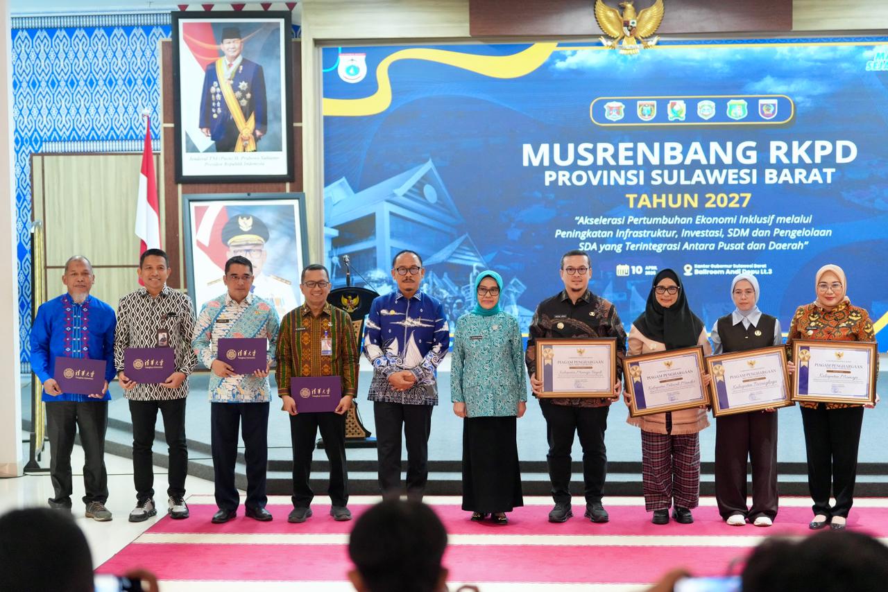 Ukur dari Dampak Nyata, Pemprov Sulbar Ganjar Kabupaten Berprestasi