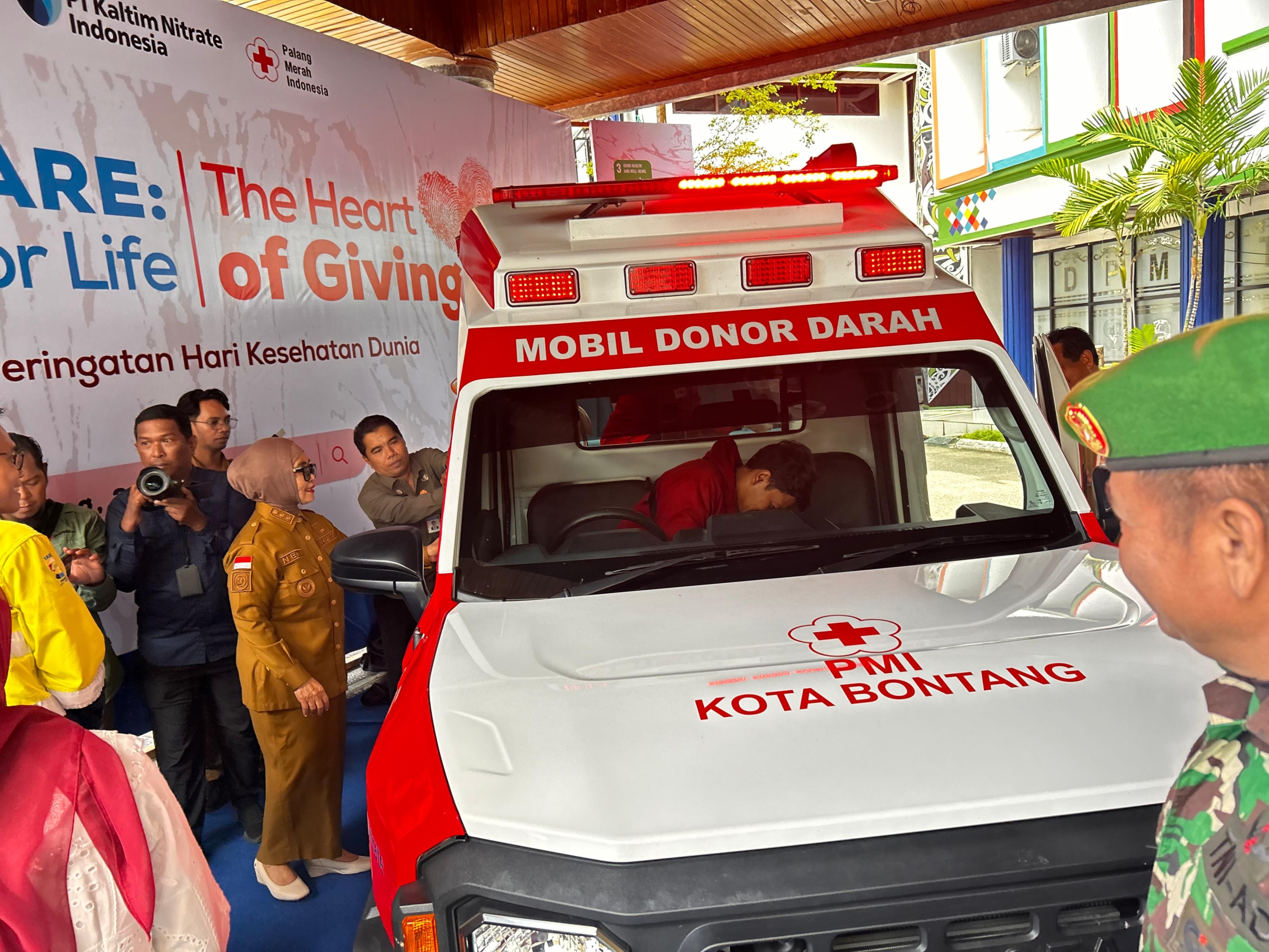 Mobil Donor Darah Baru Permudah Warga Bontang Berbagi Harapan Hidup