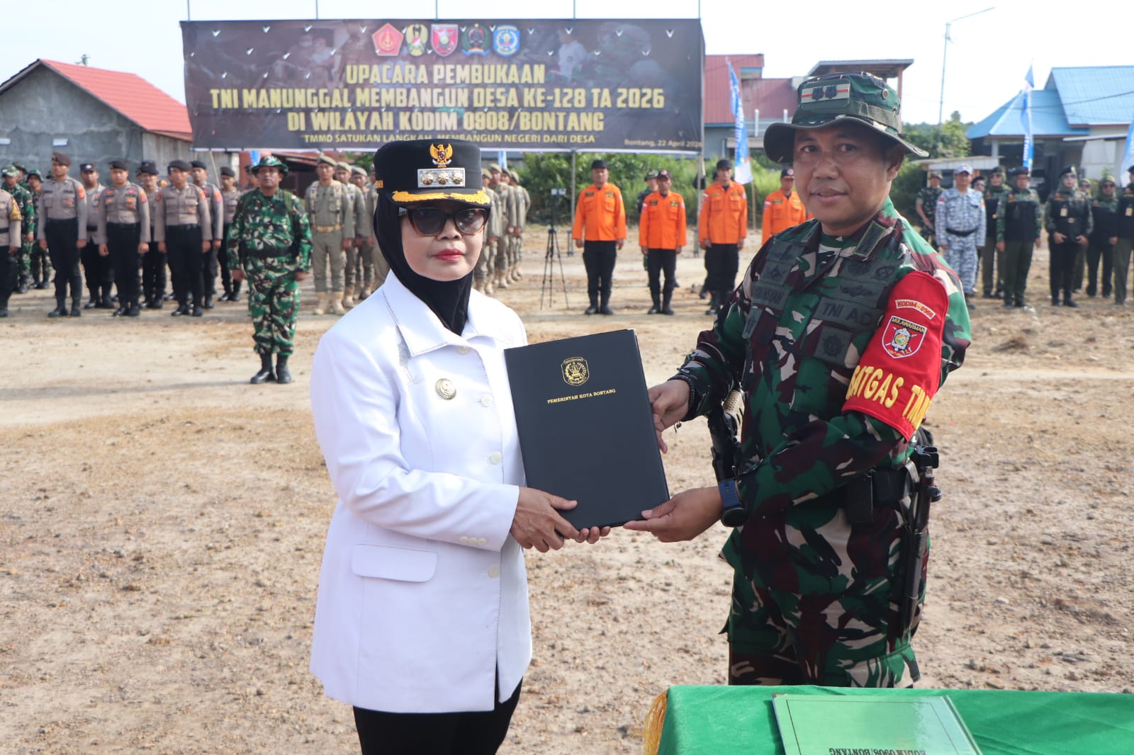 TMMD ke-128 Resmi Dibuka di Bontang, Fokus Bangun Infrastruktur dan Ketahanan Masyarakat