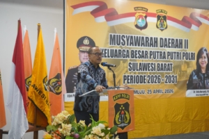 Hadiri Musyawarah KBPP Polri Sulbar, Gubernur:  Kita Mengambil Peran demi Kemajuan Daerah