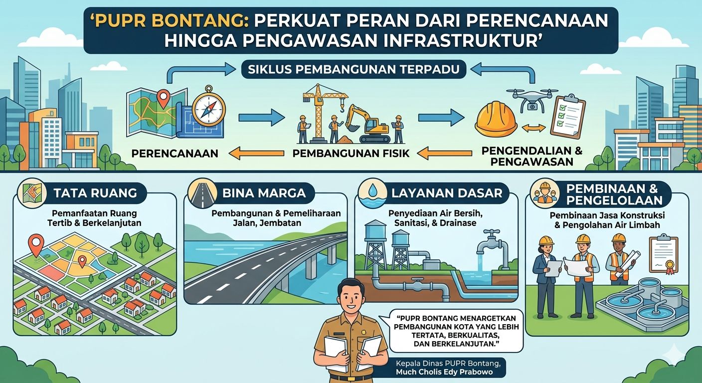 PUPR Bontang Perkuat Peran dari Perencanaan hingga Pengawasan Infrastruktur