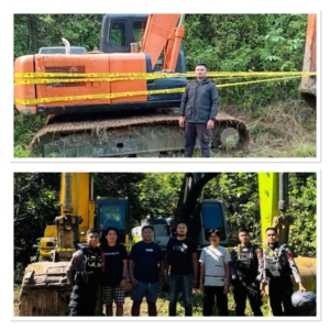 Polresta Mamuju Ungkap 3 Lokasi Penambangan Emas Ilegal Sita 3 Unit Excavator dan Belasan Mesin Pompa