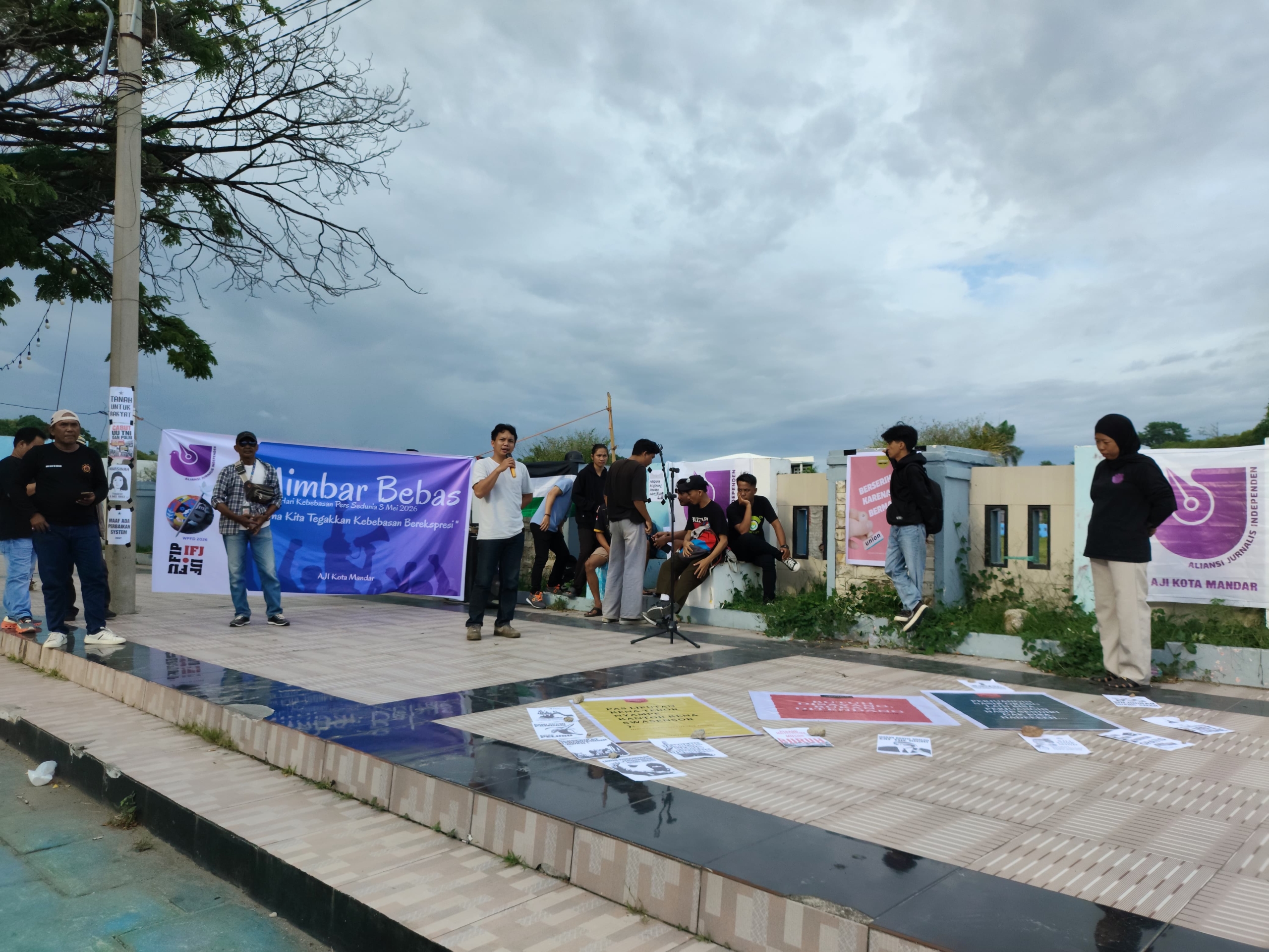 AJI Mandar Prihatin, Kebebasan Pers dan Ruang Ekspresi Dinilai Terancam
