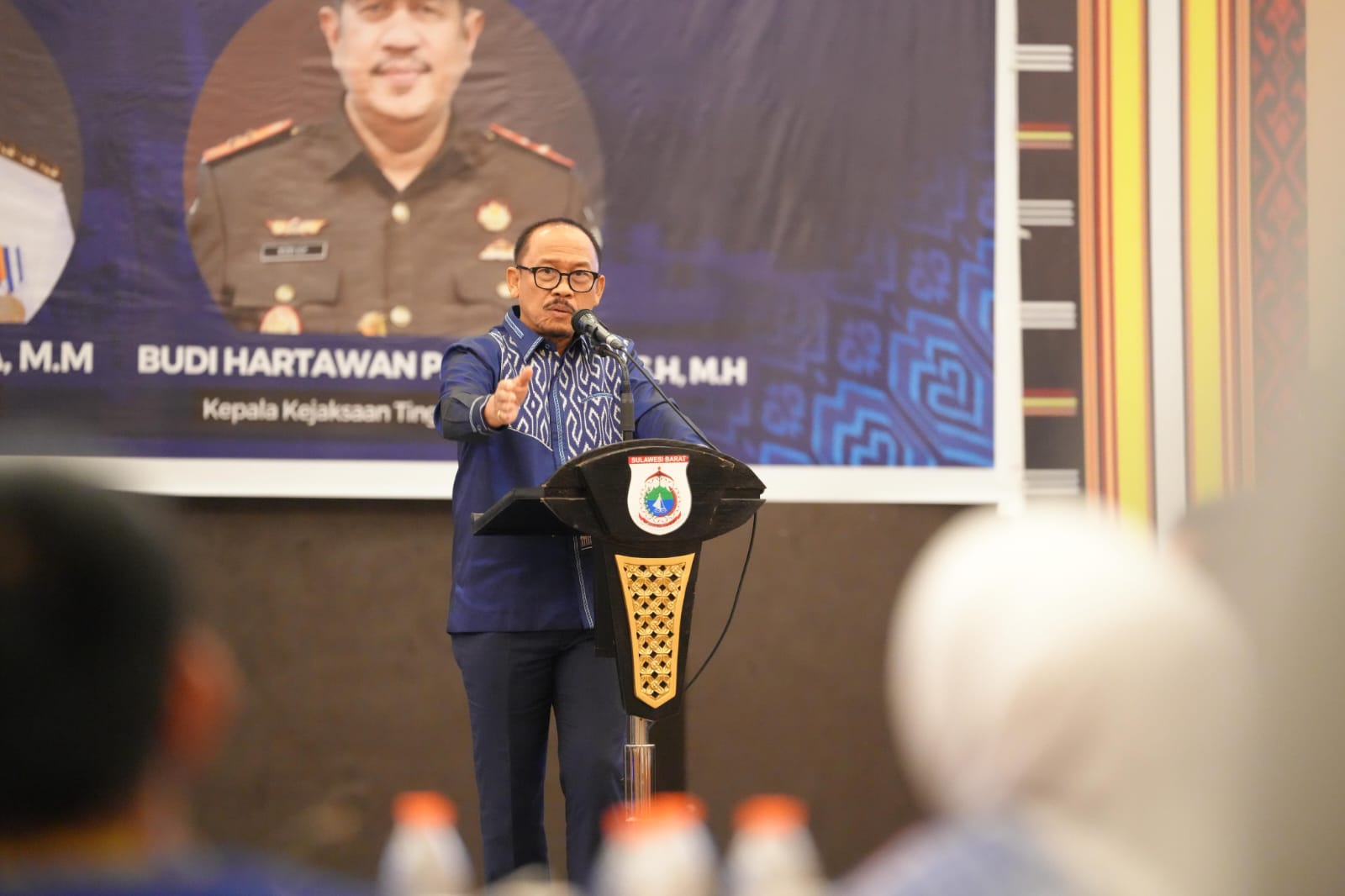 Gubernur Sulbar Hadiri Lepas Sambut Kajati, Tekankan Sinergi dan Pencegahan Hukum