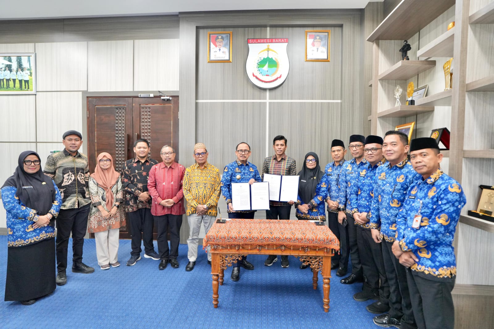 Pemprov, KPU, dan Kemenag Sulbar Teken MoU Pendidikan Pemilih untuk Siswa SMA dan MA
