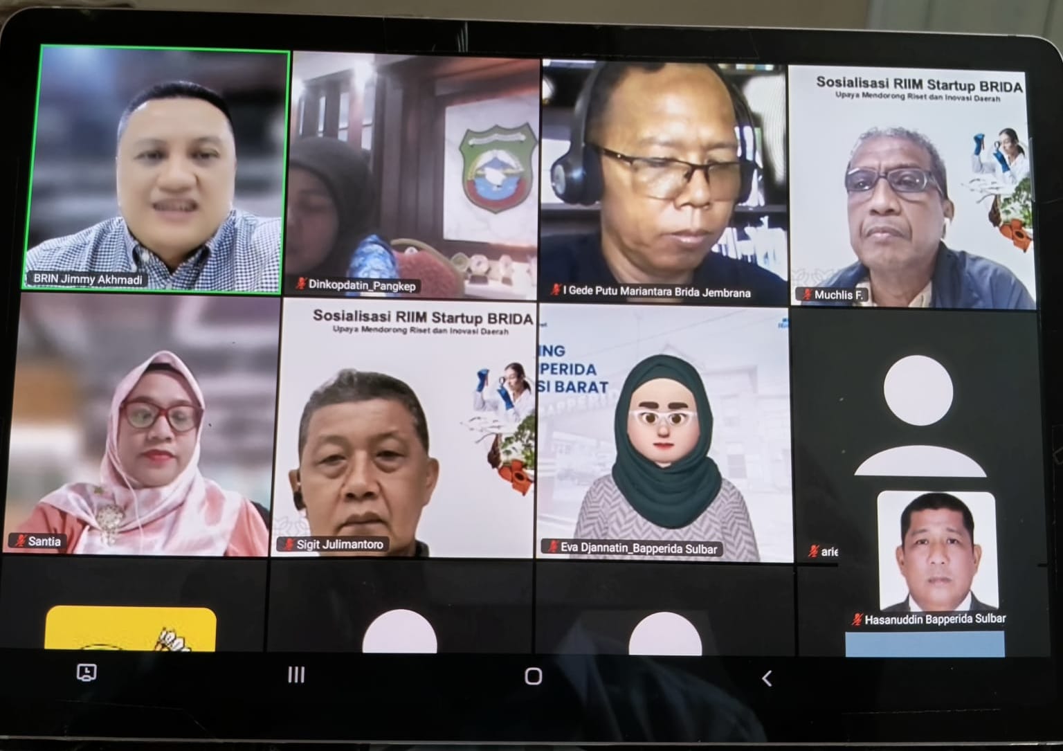 Bapperida Sulbar Perkuat Ekosistem Inovasi Lewat Program RIIM Startup BRIDA