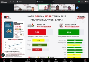 Gandeng KPK, Bapperida Sulbar Dorong Tata Kelola Pemerintahan Bersih dan Akuntabel