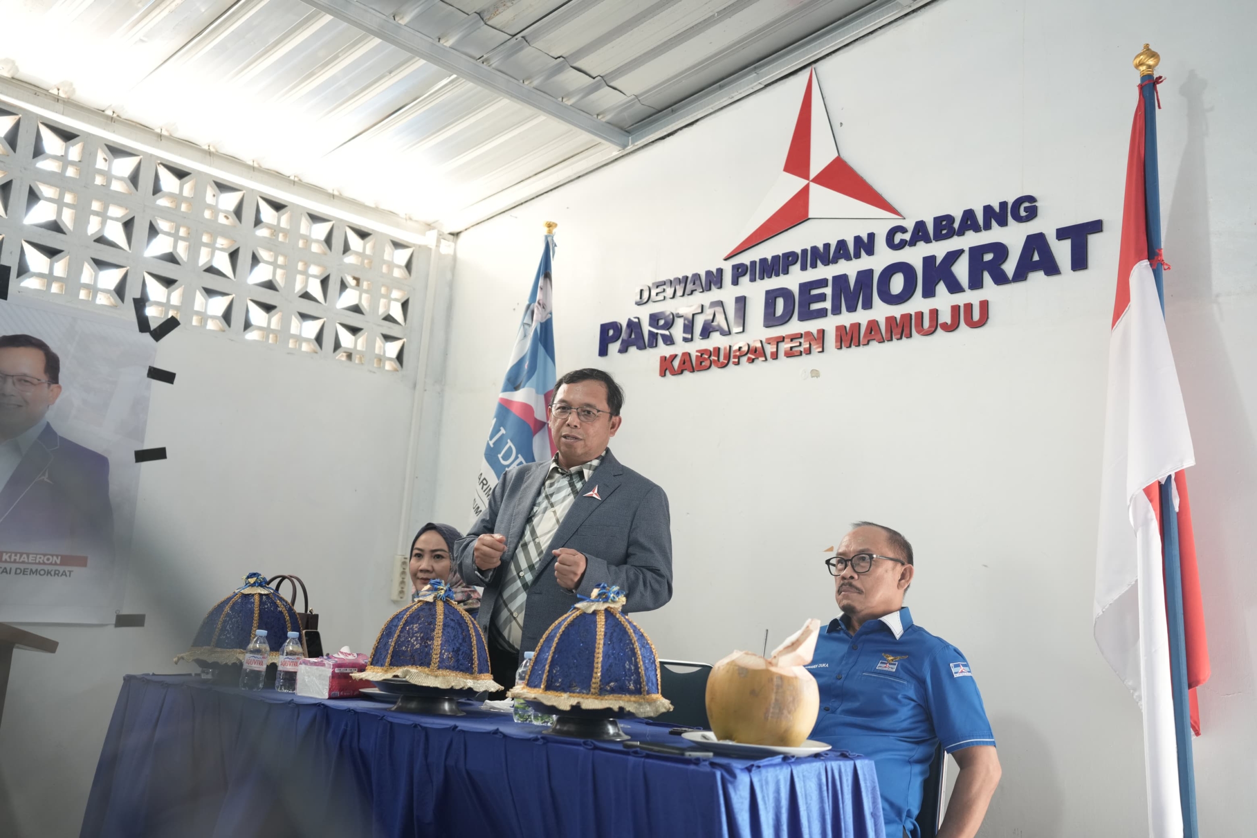 Tiba di Mamuju, Sekjen DPP Partai Demokrat Dorong Penguatan Struktur Demokrat Hingga Anak Ranting