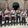 Pastikan Ibadah Kenaikan Yesus Kristus Lancar, Polresta Mamuju dan Polsek Jajaran Gelar pengamanan gereja
