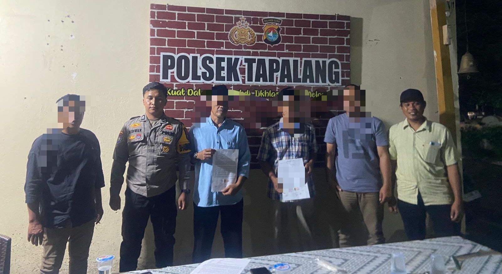 Polsek Tapalang Berhasil Damaikan Sengketa Saudara Kandung Terkait Harta Warisan