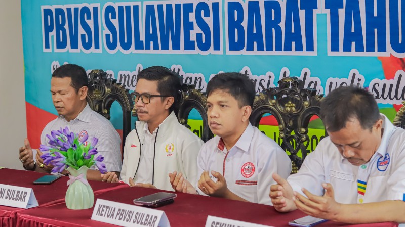 Didukung Lima Pengkab, Abdul Halim Terpilih Kembali Nahkodai PBVSI Sulbar 2026-2030