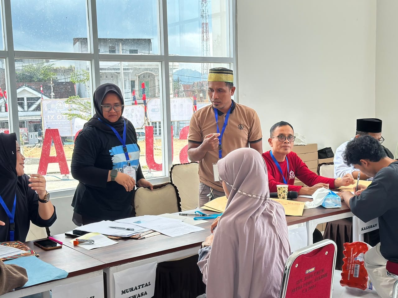 Kafilah Enam Kabupaten Mulai Registrasi MTQ XI Sulbar, Pertarungan di 12 Cabang Segera Dimulai