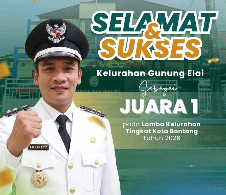 Gunung Elai Raih Juara I Lomba Kelurahan Tingkat Kota Bontang 2026