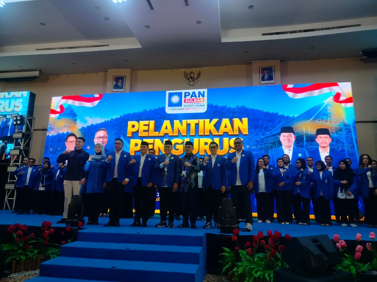 SDK Hadiri Pelantikan PAN Sulbar, Singgung Peluang Koalisi pada 2029