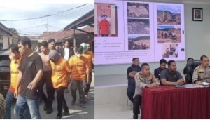 Polresta Mamuju Tetapkan 4 Tersangka Tambang Emas Ilegal di Tiga Lokasi, Alat Berat hingga Emas Disita