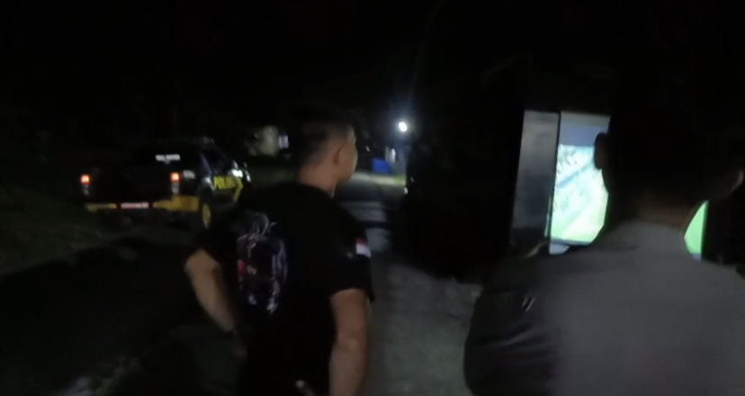 Polresta Mamuju Siaga Lawan Karhutla, Gelar Nobar Piala Dunia untuk Jaga Semangat dan Kebersamaan Warga