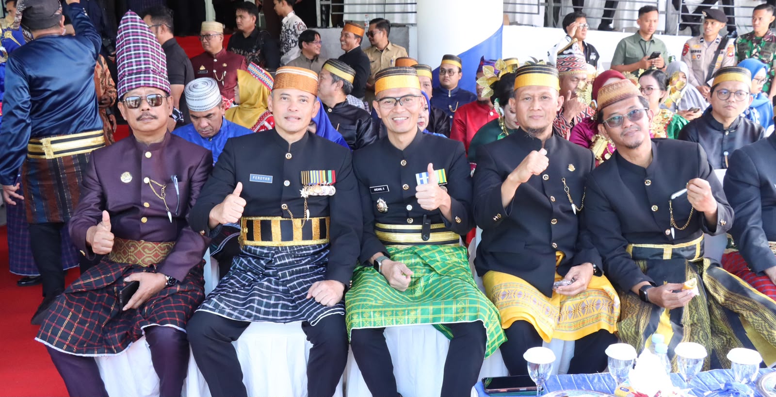 Solid dan Harmonis, Kapolresta Mamuju Bersama Forkopimda Hadiri Upacara Hari Jadi Mamuju ke-486