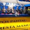 Terbukti Efektif! Pos Pantau Polresta Mamuju Urai Kemacetan di Simpang SPBU Kalimamuju