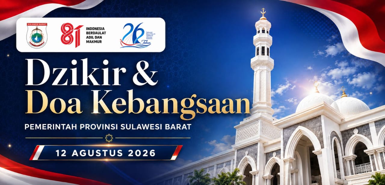 Pemprov Sulbar Gelar Zikir dan Doa Kebangsaan, Perkuat Semangat Kemerdekaan dan Persatuan