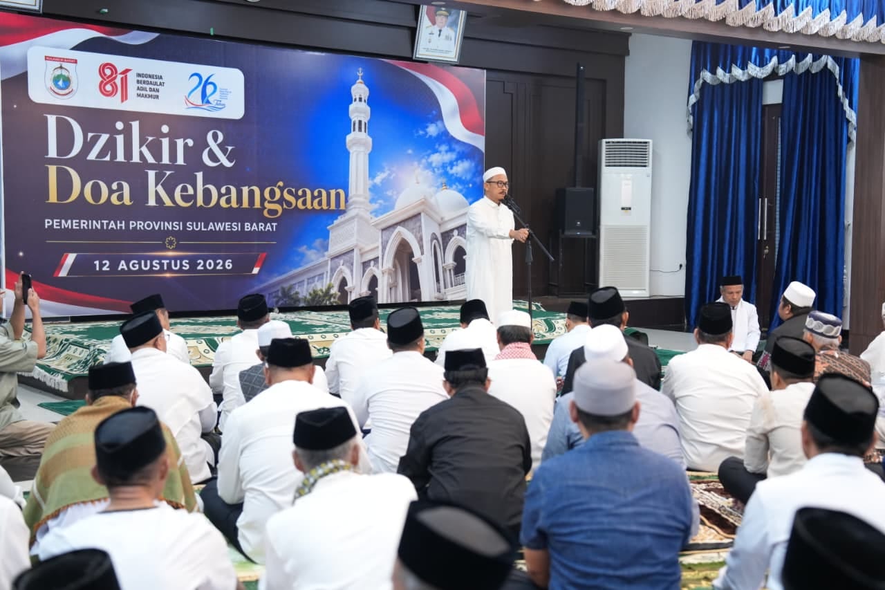 Sambut HUT ke-81 RI, Pemprov Sulbar Doakan Indonesia Makin Makmur dan Berkeadilan