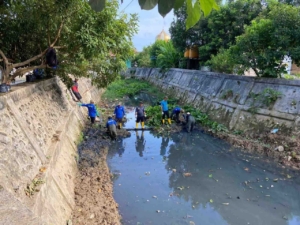 243 Meter Sungai Dahlia Dinormalisasi, PUPR Bontang Ingatkan Warga Jangan Buang Sampah ke Sungai