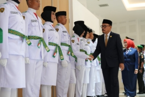 Kukuhkan 65 Paskibraka, Suhardi Duka: Jadilah Teladan dan Patriot Bangsa