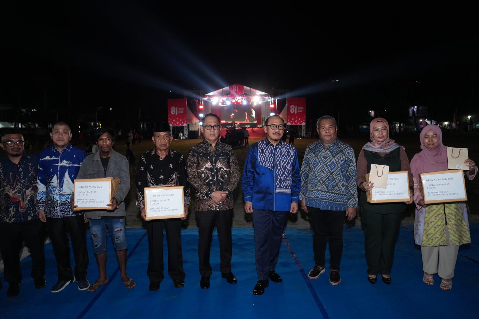 Resepsi Kenegaraan HUT RI ke-81 di Mamuju, Gubernur SDK Ajak Isi Kemerdekaan dengan Kerja Nyata