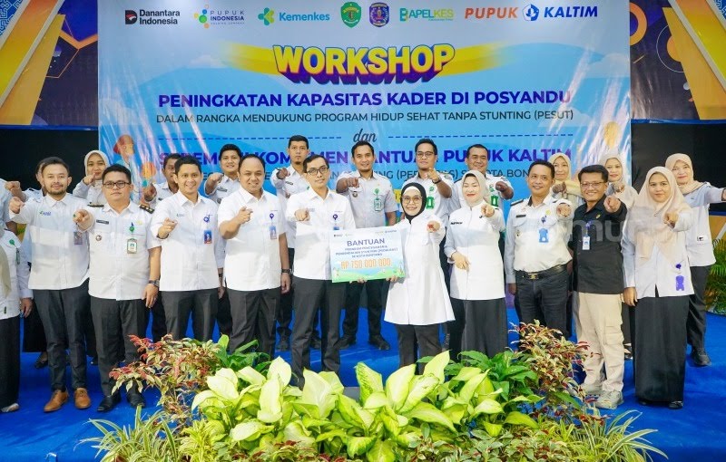 Pupuk Kaltim Salurkan Rp858,7 Juta untuk Percepat Pengendalian Stunting di Bontang