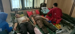 Perkuat Sinergitas, Polresta Mamuju Ikut Aksi Donor Darah HUT TNI ke-81