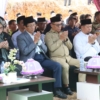 Wakili Kapolda Sulbar, Kapolresta Mamuju Hadiri Peletakan Batu Pertama Pembangunan Ponpes Al Ikhlas Oleh Menteri Agama RI