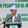 Menteri Agama RI Nazarudin Umar Pimpin Peletakan Batu Pertama Ponpes Al Ikhlas Mamuju, Kapolresta : Kunker Berjalan Aman dan Lancar