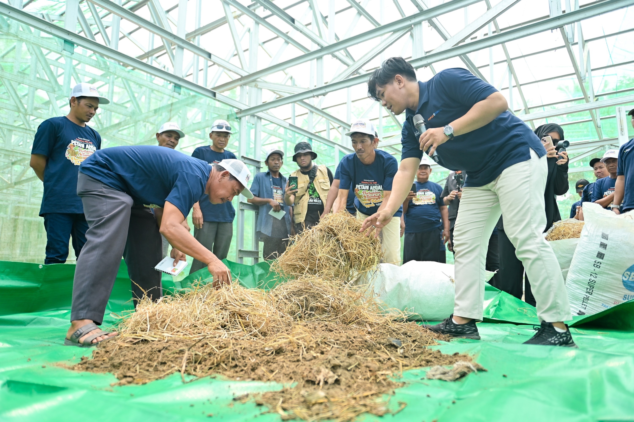 Pupuk Kaltim Bekali 30 Petani Marangkayu, Pengetahuan dan Sarana Didorong Berjalan Bersama