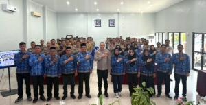 Personil Polresta Mamuju Siap Menjadi Agen Perlinsos, Dukung Digitalisasi Bansos Tepat Sasaran
