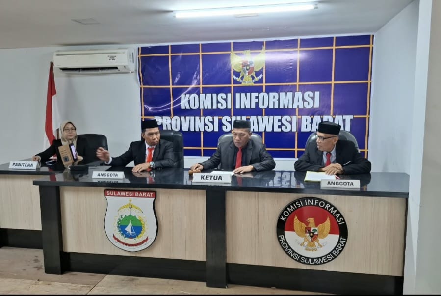 KI Sulbar Tetapkan Hasil Mediasi Sengketa Informasi LSM Amperak dan BRI Majene