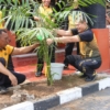 Kapolresta Mamuju Gelar Green Policing, Wujudkan Kepedulian terhadap Penghijauan dan Kelestarian Lingkungan